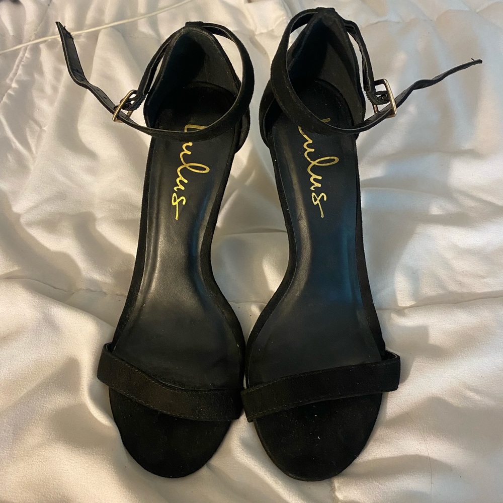Lulu’s black stiletto heels size 7